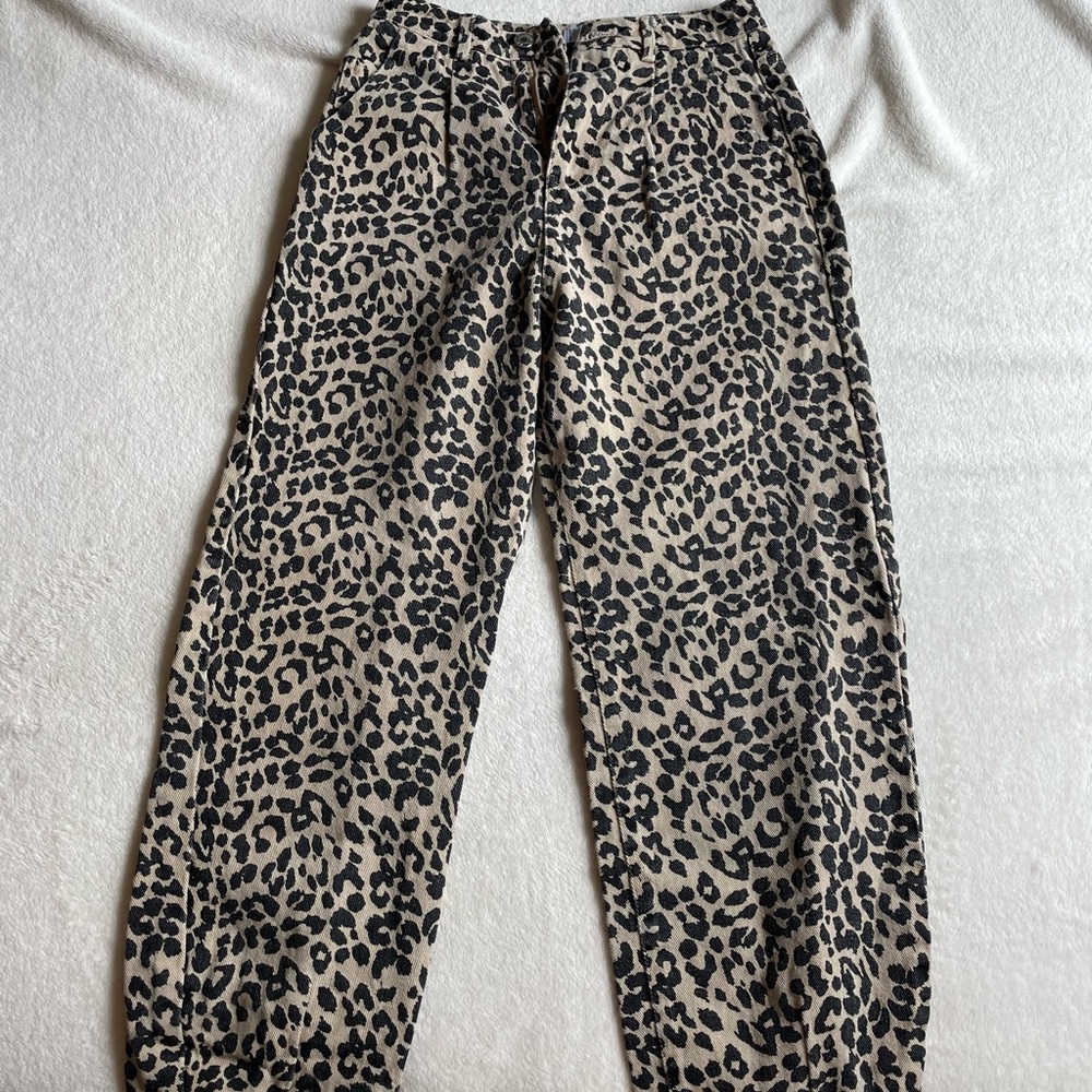Adika Cheetah Print Jeans
